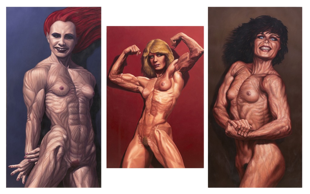 Power-Beauty-Obsession triptych